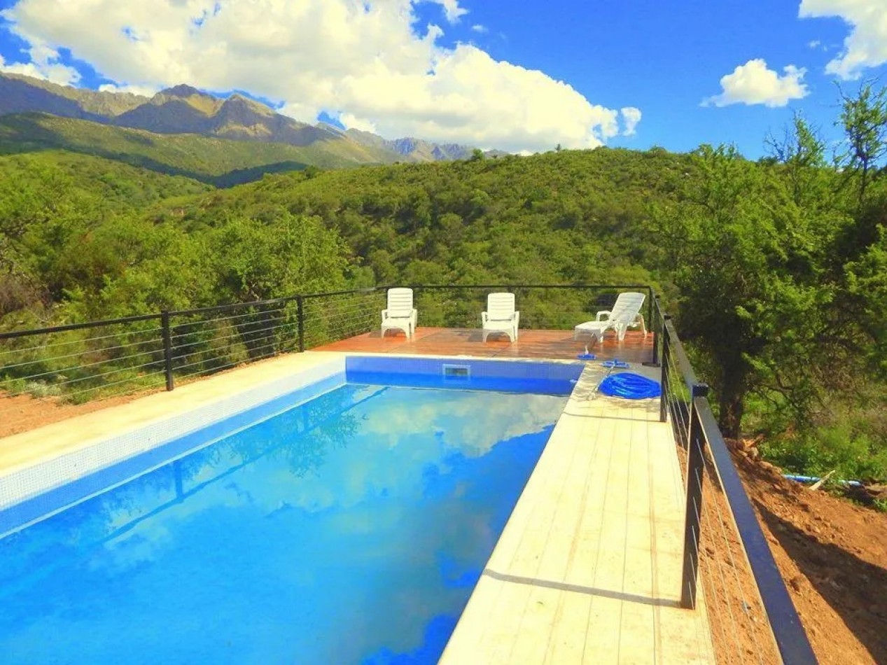 Venta de complejo de cabañas en Las Rabonas, Cordoba