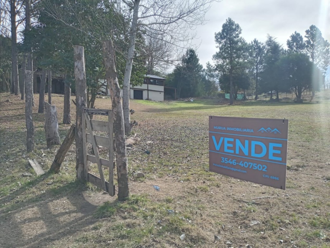 Venta cabaña sobre 4 lotes-Los Reartes